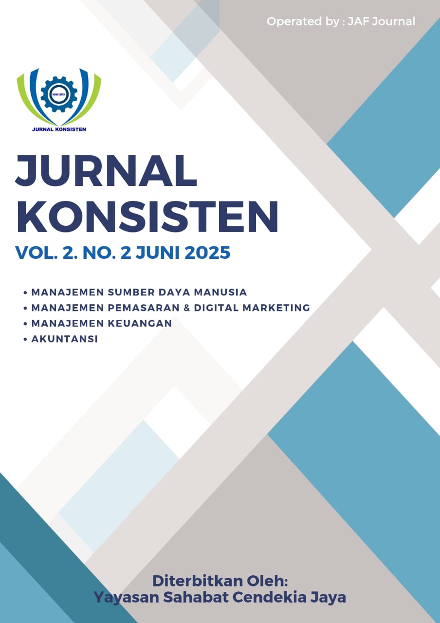 Lihat Vol 2 No 2 (2025): JURNAL KONSISTEN VOL. 2 NO.2 2025